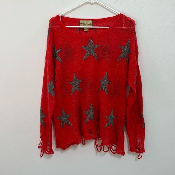 Wildfox distressed sweater size Small - Picture 1 of 5